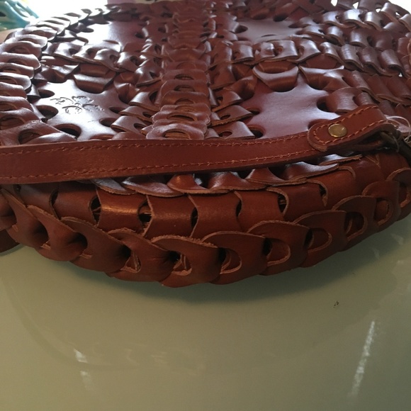 SOLD Patricia Nash Designs Ticci Tan Leather BAG - Picture 3 of 8